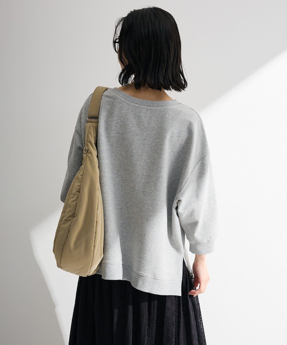 Green Parks 七分袖ロゴ裏毛プルオーバー 