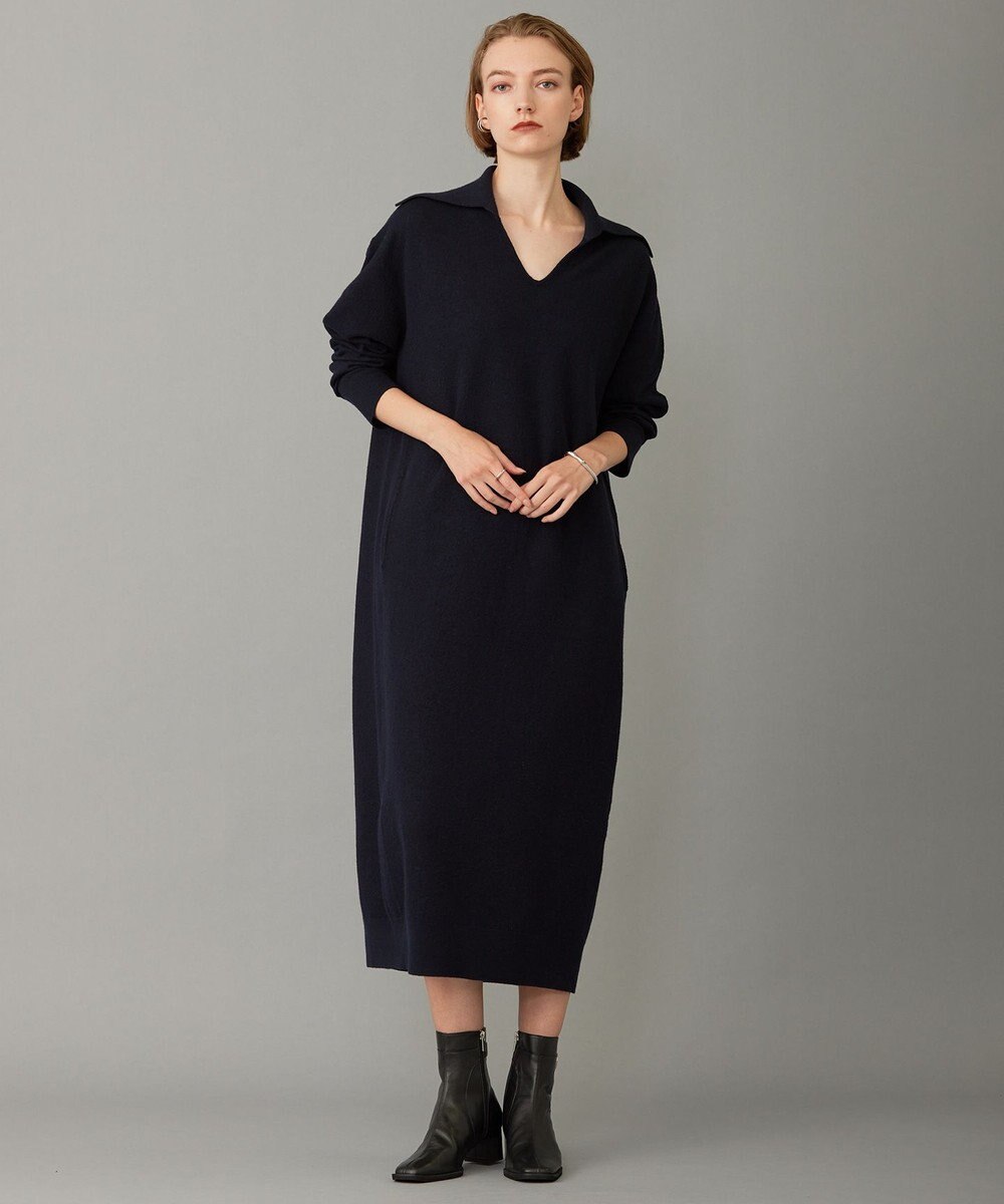 ICB L ミルドウール ニットワンピース 