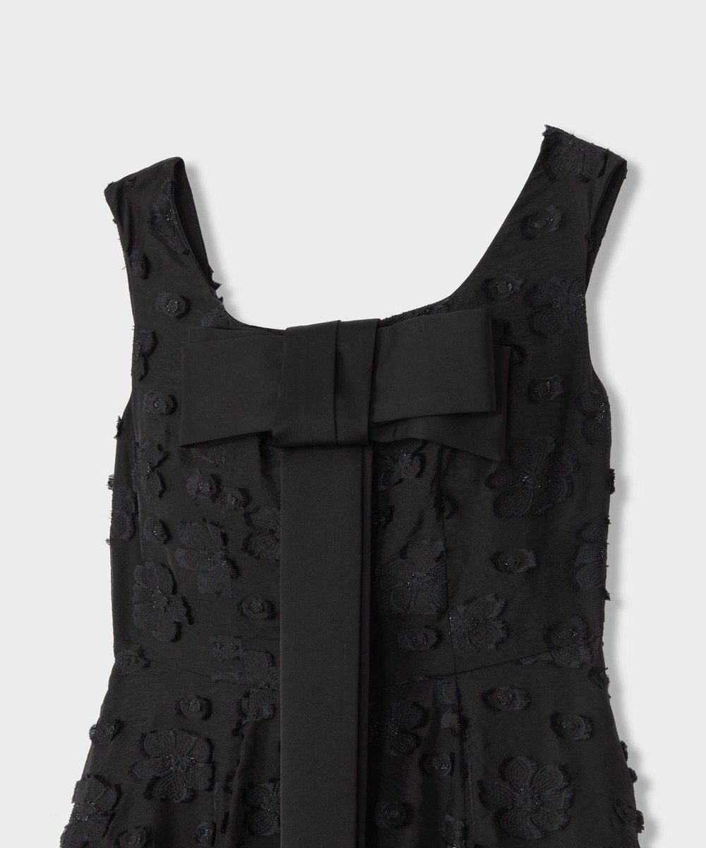 GRACE CONTINENTAL ラメFlowerジャガードドレス 