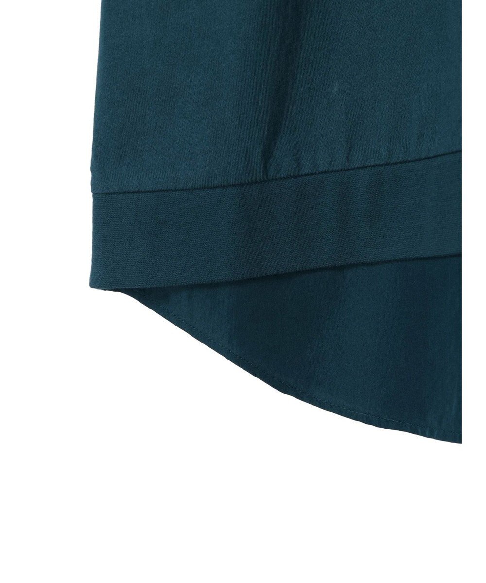 Green Parks 異素材切替ドッキングチュニック 