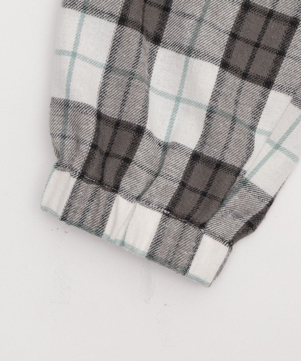 WEGO 【ユニセックス着用ITEM/MLサイズ展開】チェックグラフィックZIPパーカー（LS） 