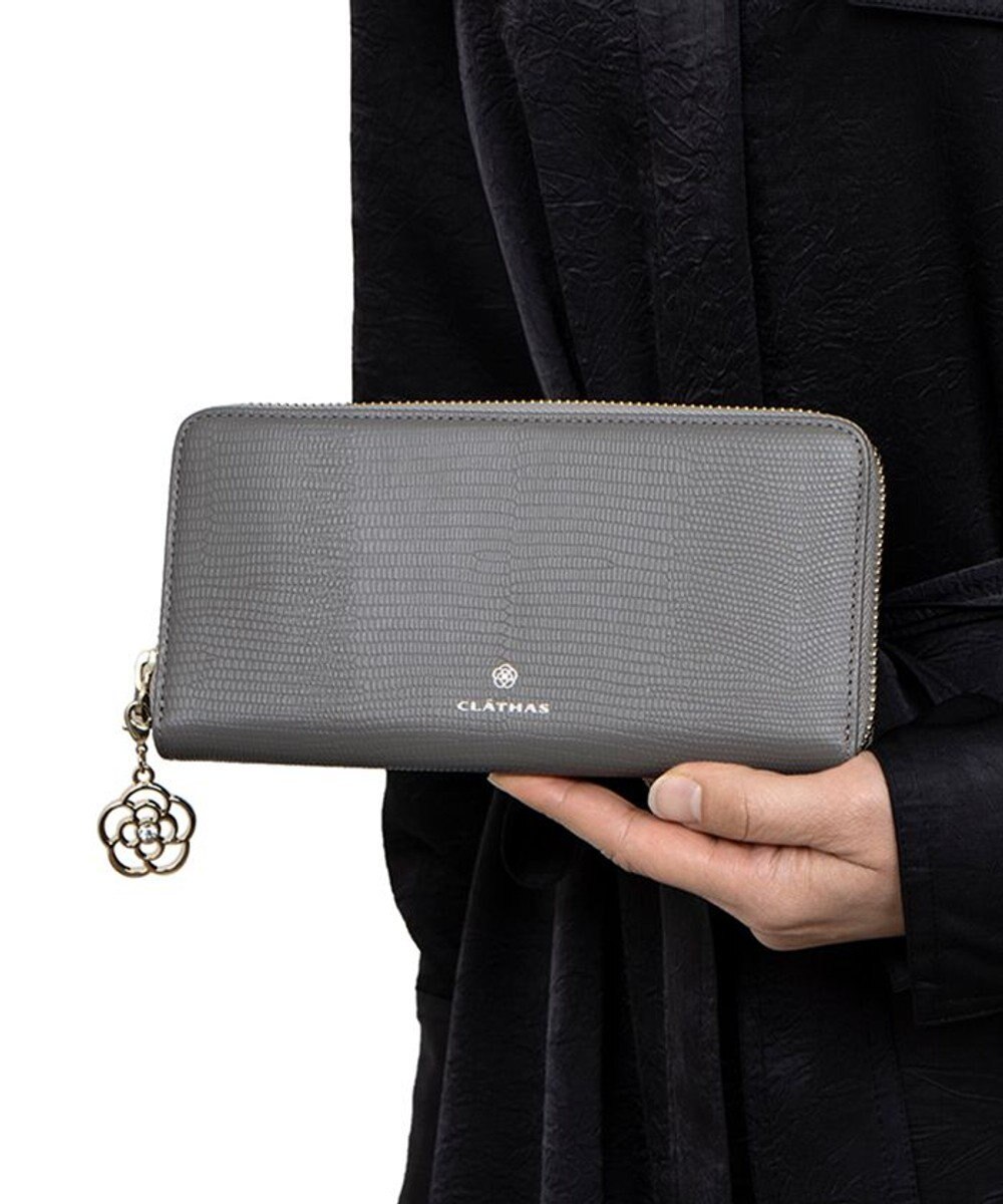 CLATHAS ペーシュ ラウンド長財布 
