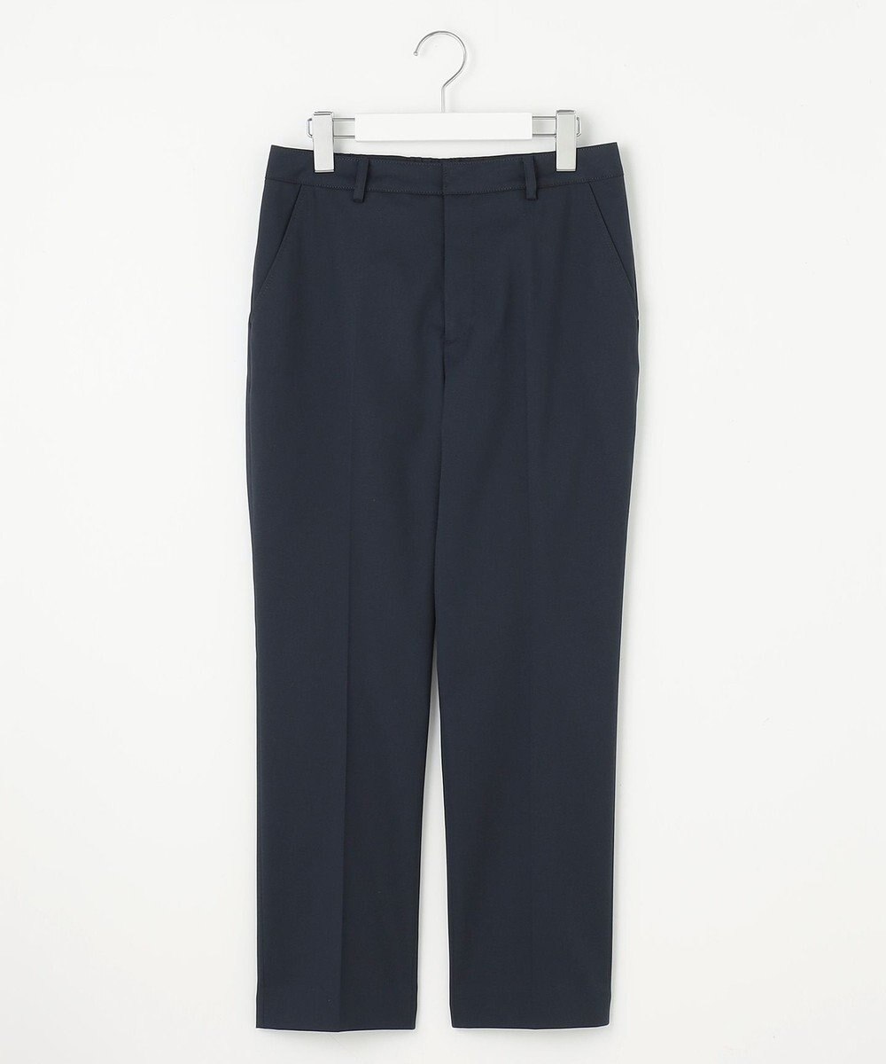 J.PRESS LADIES L 【セットアップ対応・洗える・撥水・防汚】コットンFITTYシャーク テーパード パンツ 