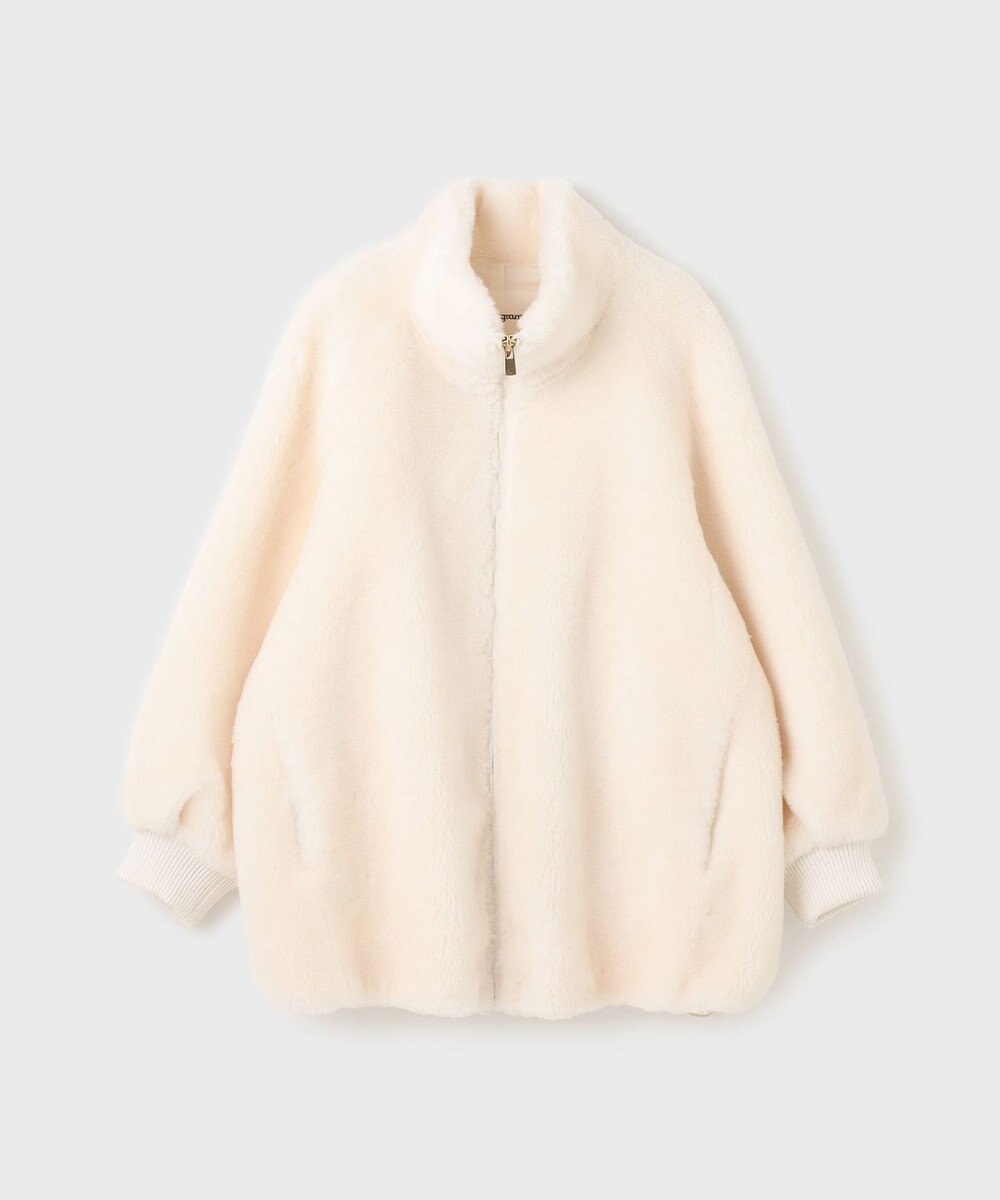 GRACE CONTINENTAL ウールボアブルゾン 