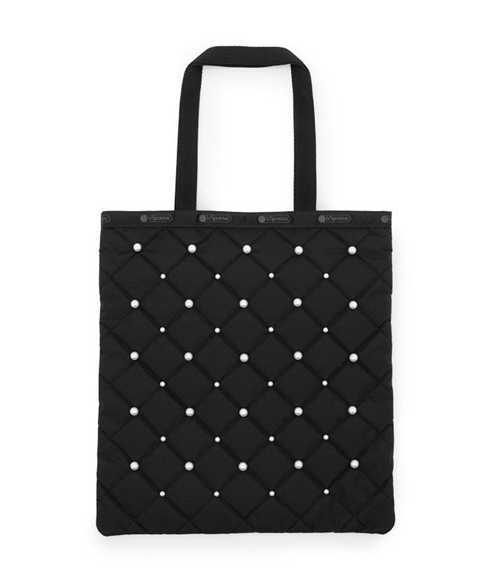 LeSportsac LG EMERALD TOTE W/ PEARLS/ミッドナイトパール 