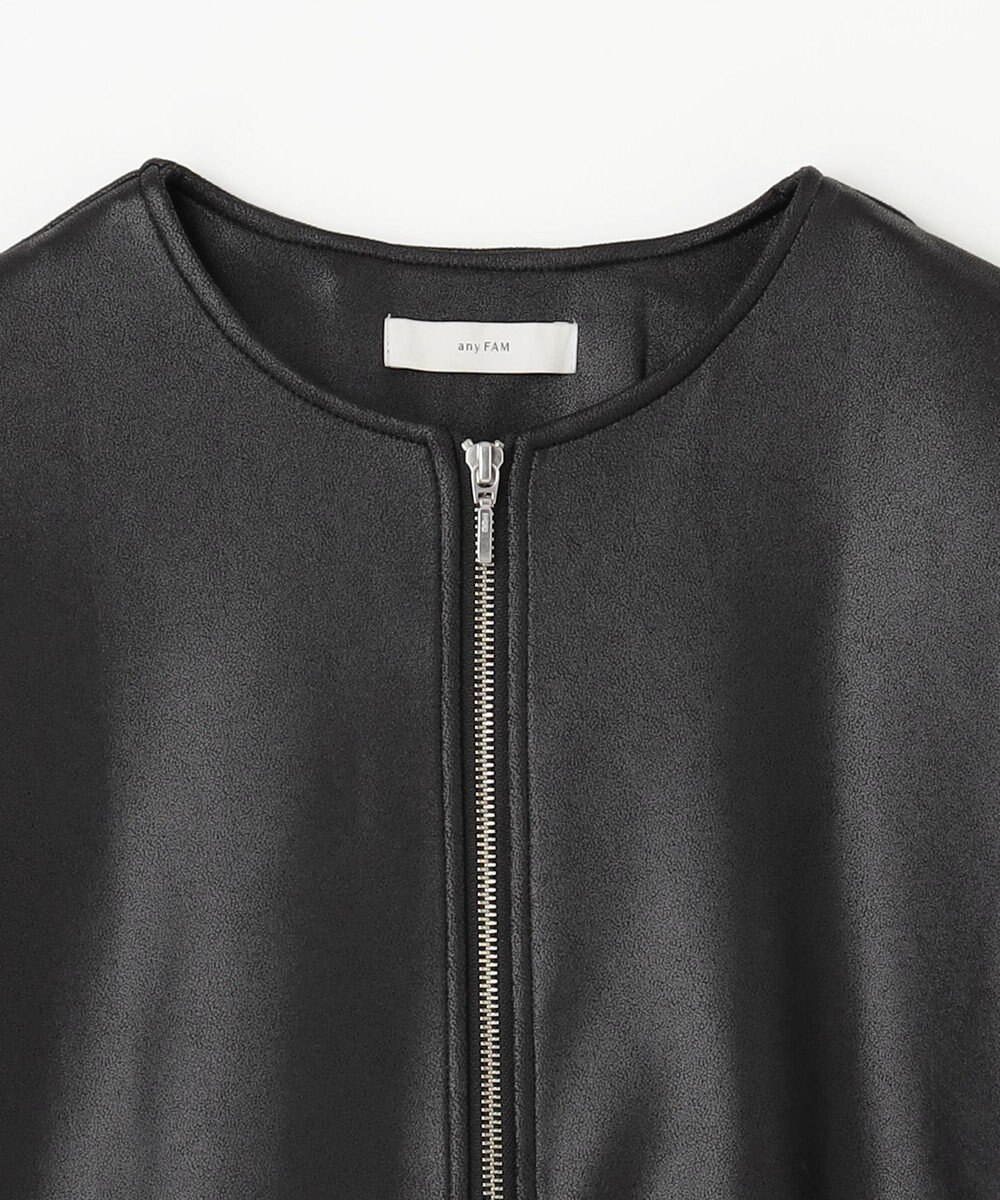 ANY 【手洗い可】マシュマロコーティングブルゾン 