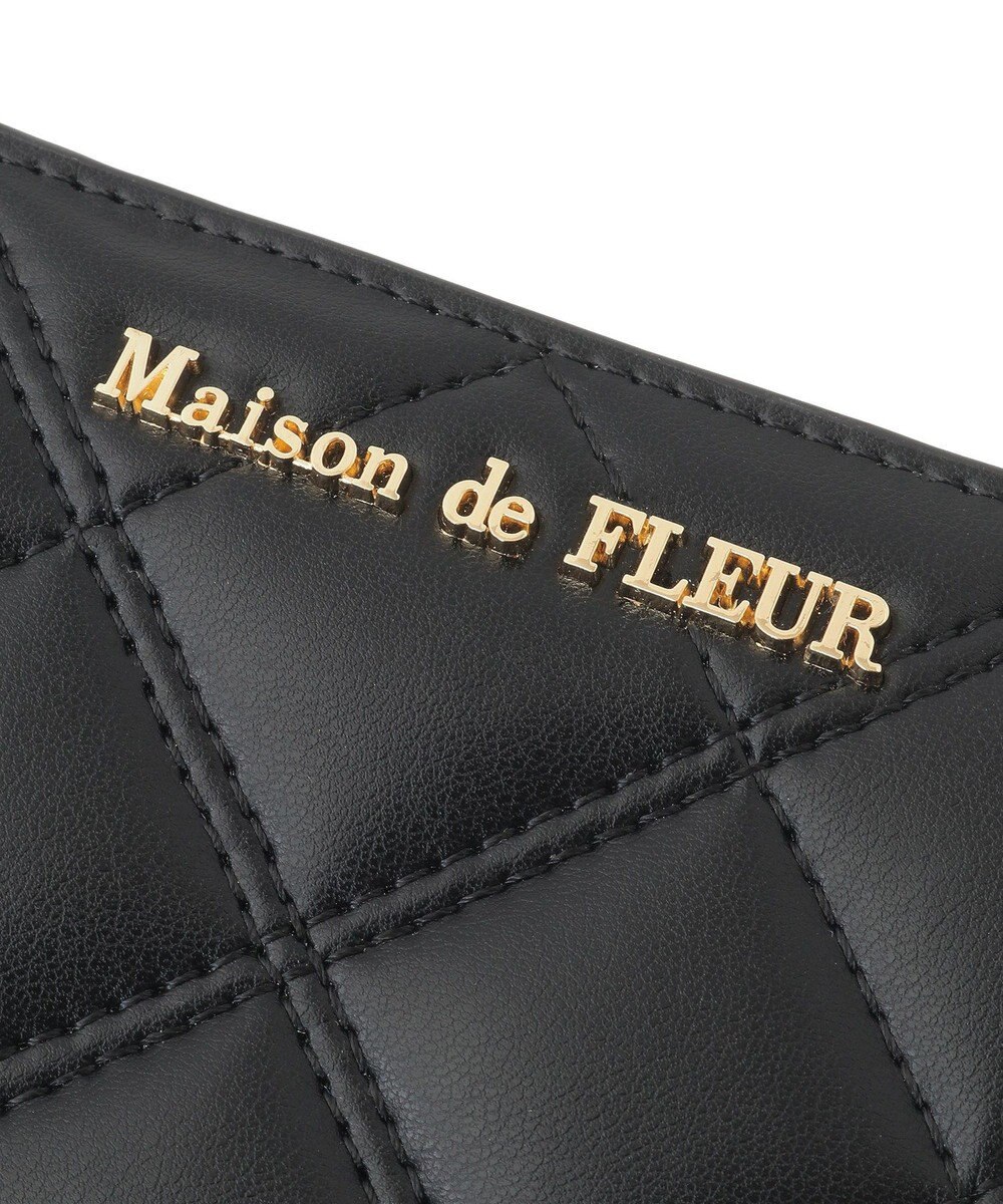 Maison de FLEUR チュールストラップウォレット 