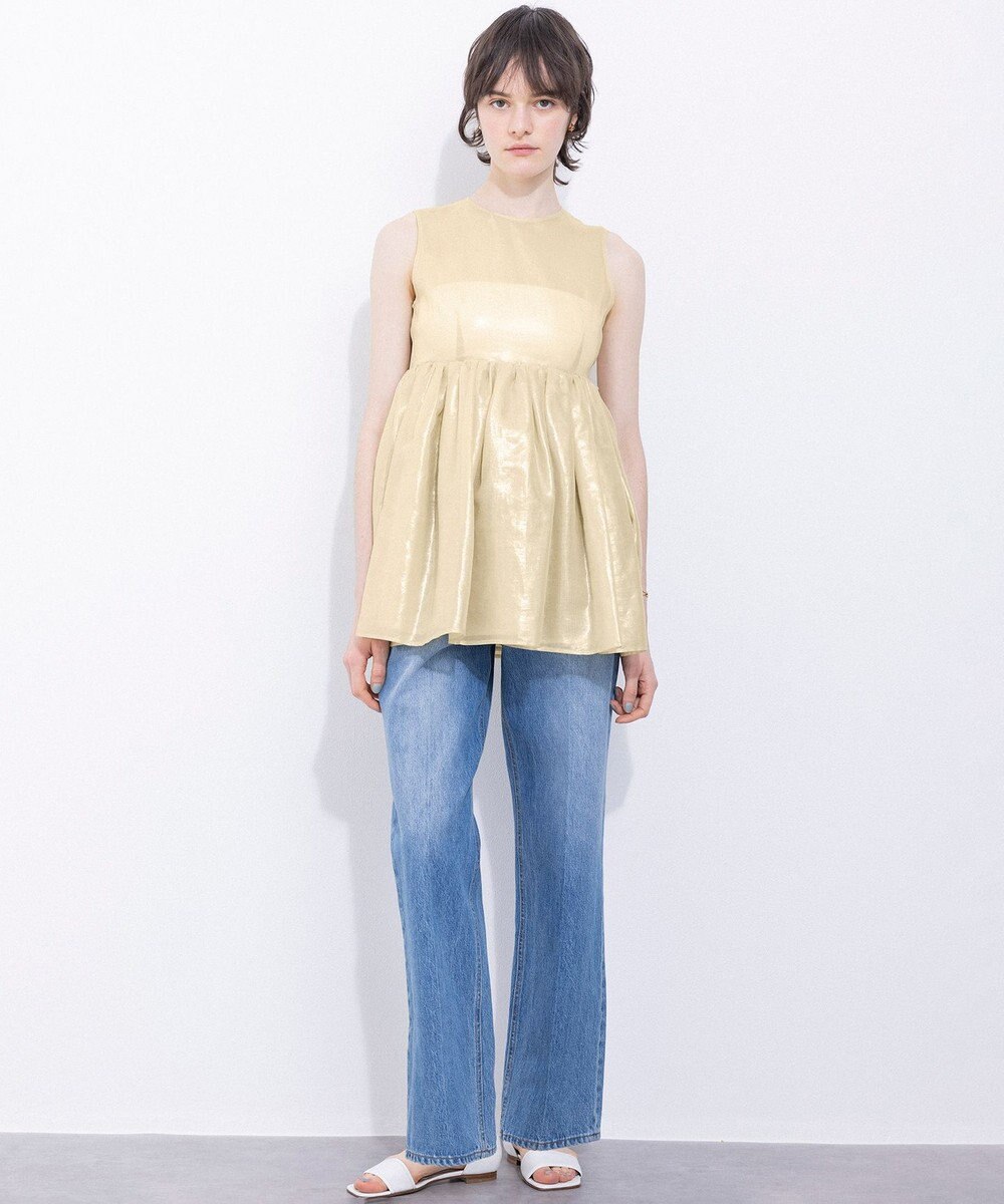 NAVE 【Nave・シアー素材】ラメボイル ブラウス 