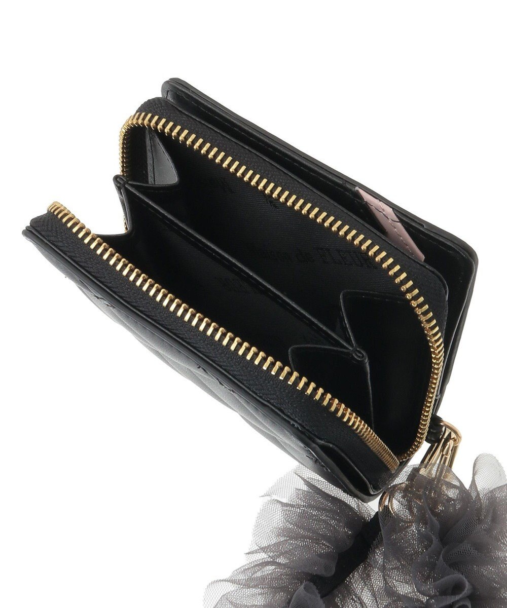 Maison de FLEUR チュールストラップウォレット 
