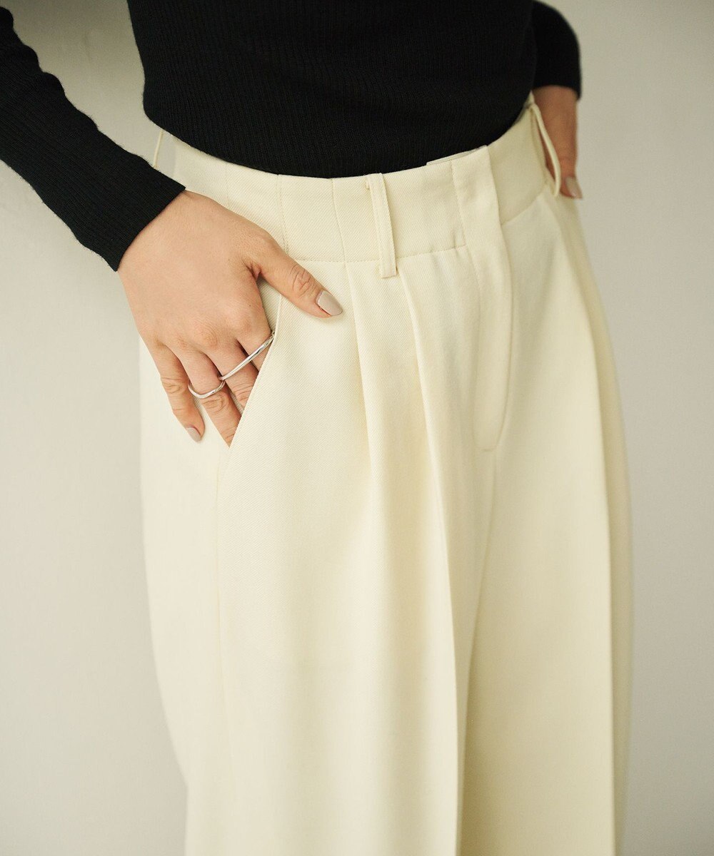 #Newans 2タックセンタープレスパンツ 