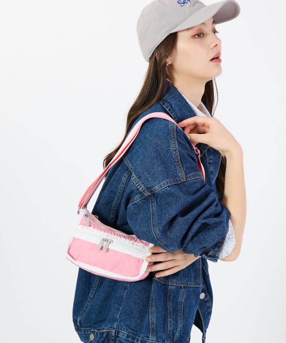 LeSportsac SMALL LOAF CROSSBODY/スペクテイターピオニーピンク 
