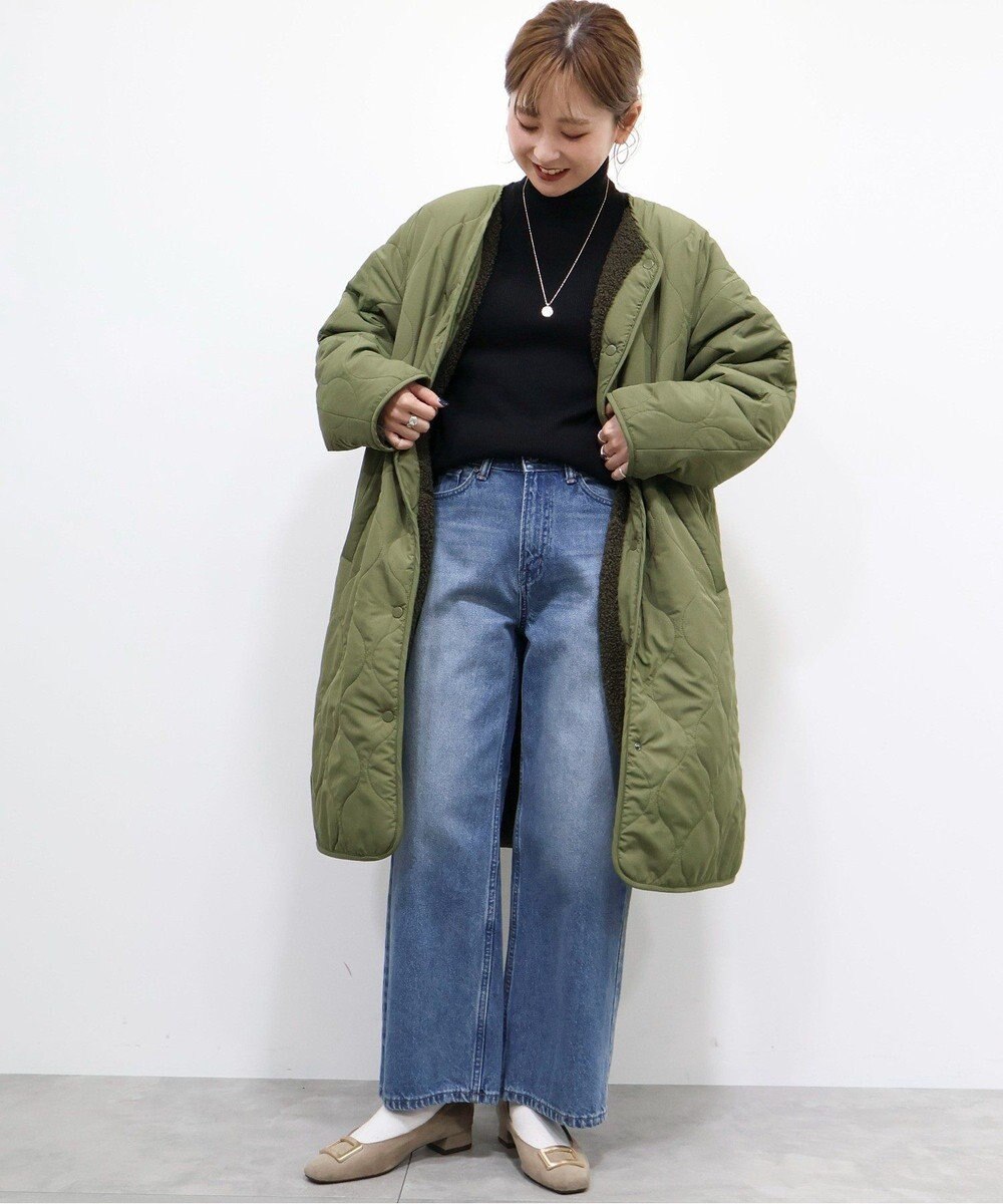 AMERICAN HOLIC 【WEB限定】あったかリバーシブルキルティングコート 