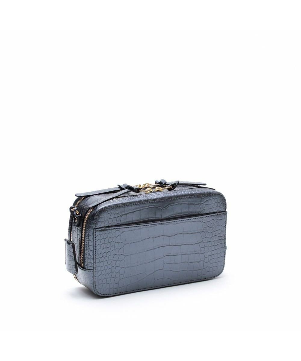 A.D.M.J. 【牛革】クロコ型押しスクエアショルダー 