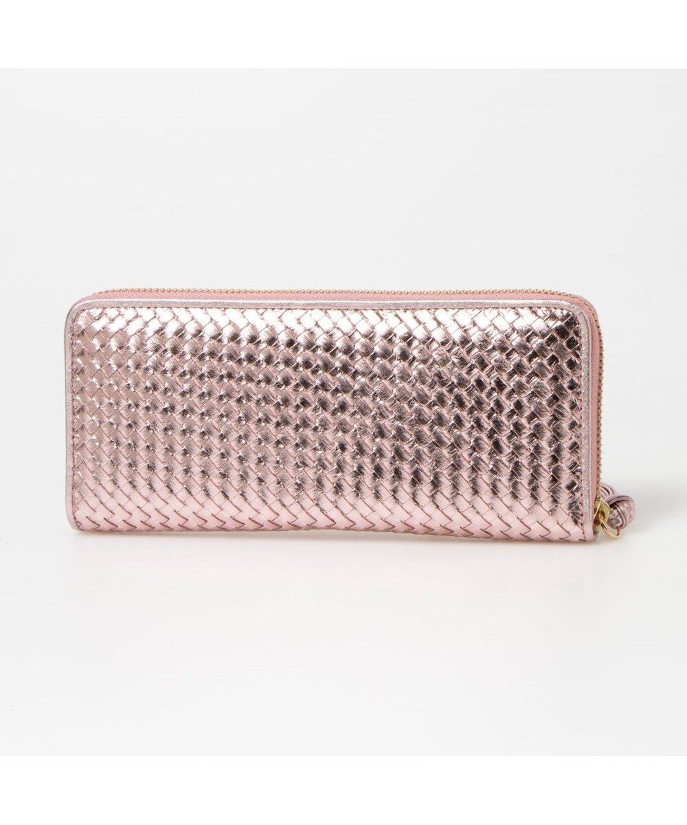 UNBILLION ペルケ perche / レザーメッシュ・ジャバラカード長財布 