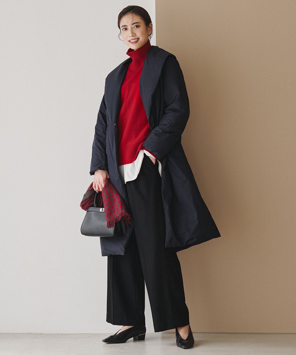 ICB L 【新色追加】ソフトカシミヤミックス ハイネックニット 