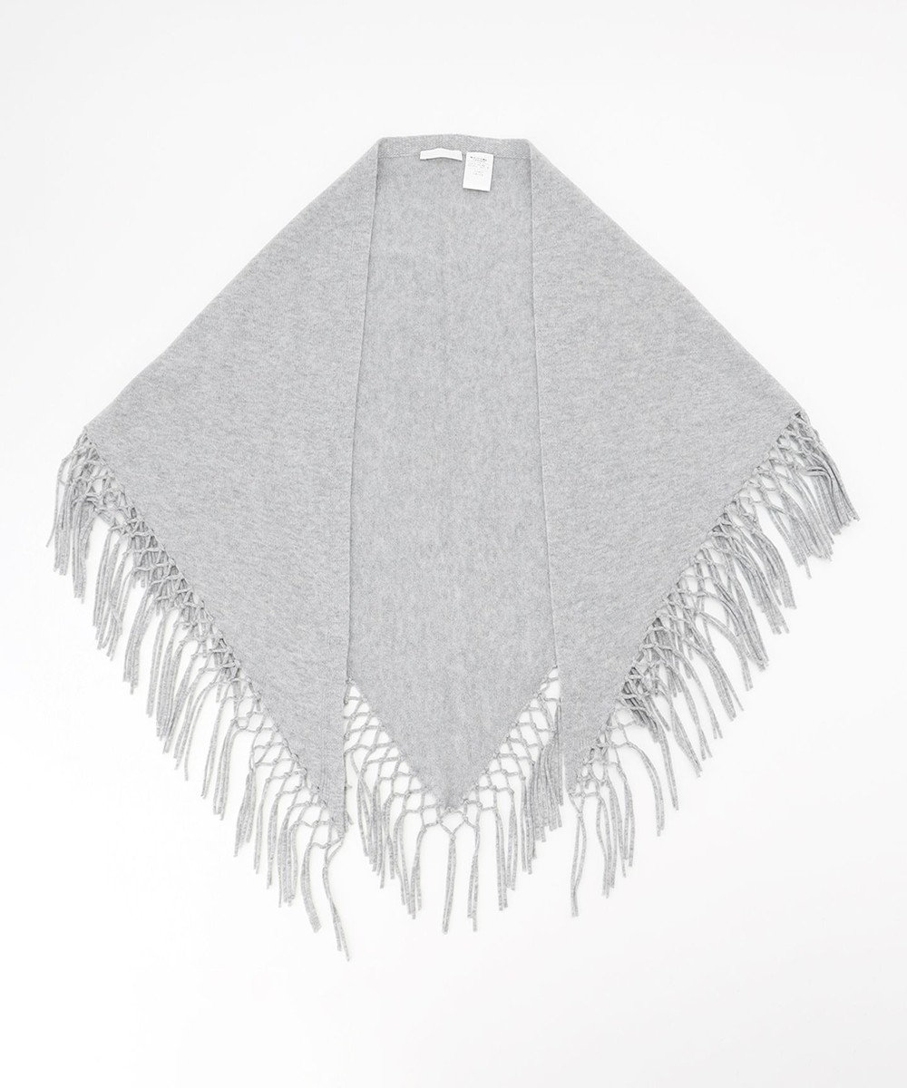 自由区 【SHIHOさん着用】ファインウールカシミヤフリンジ ストール 