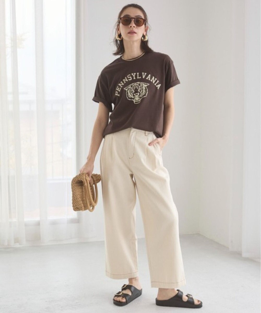 WEGO 【ANGIE VINTAGE】カレッジロゴプリントTee 