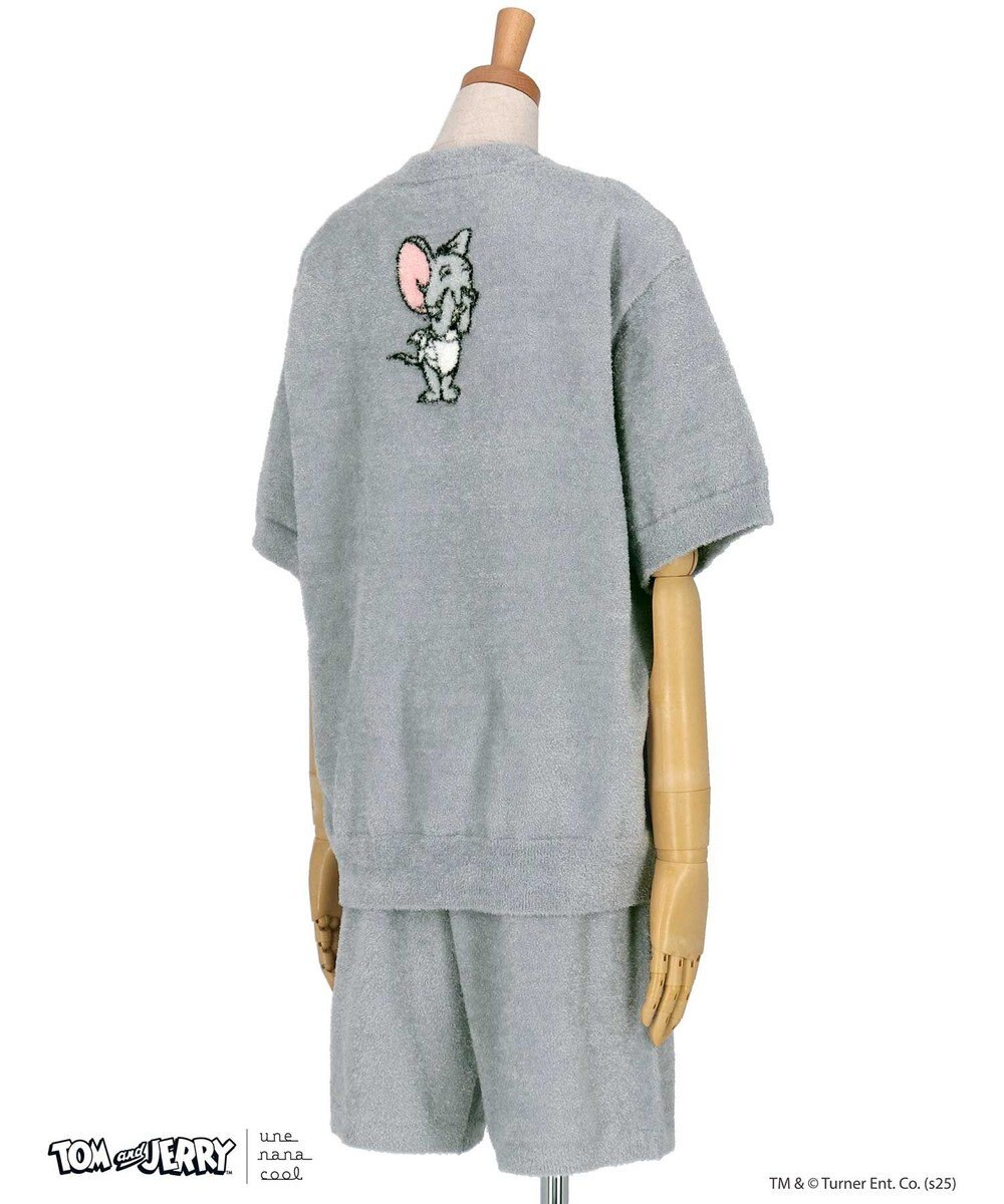 une nana cool トムとジェリー × une nana cool なめらかふわふわプルオーバー&ハーフパンツセット 