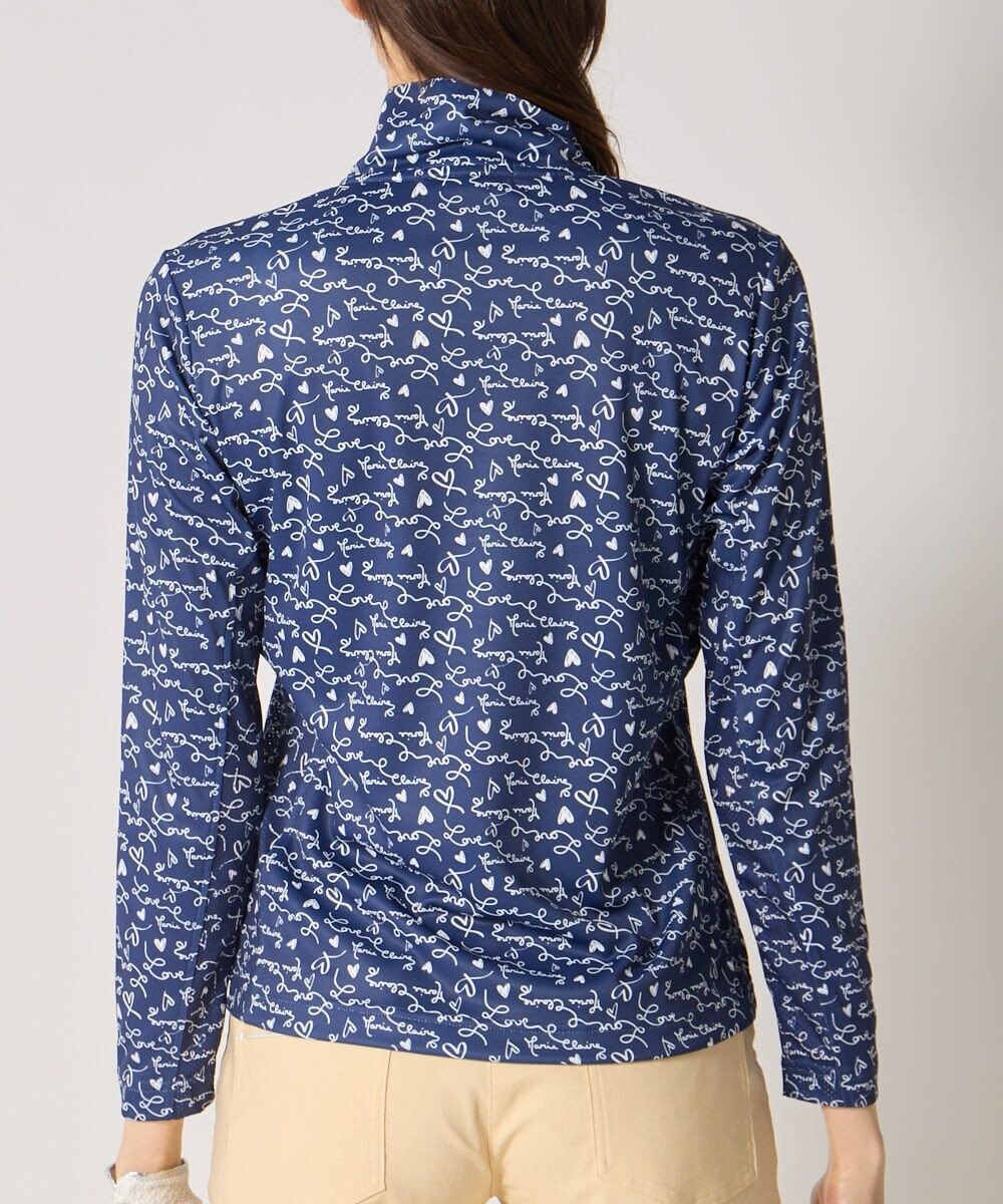 FILA GOLF／marie claire 【marie claire SPORT】 ハーフZIP長袖シャツ 