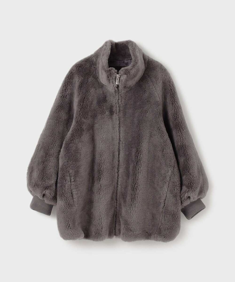 GRACE CONTINENTAL ウールボアブルゾン 