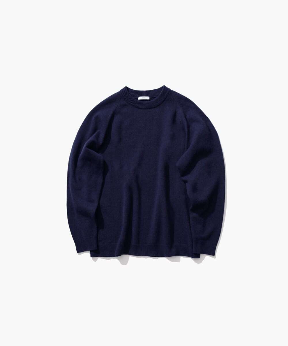 WOOL COTTON BRUSHED | クルーネックセーター - UNISEX / ATON