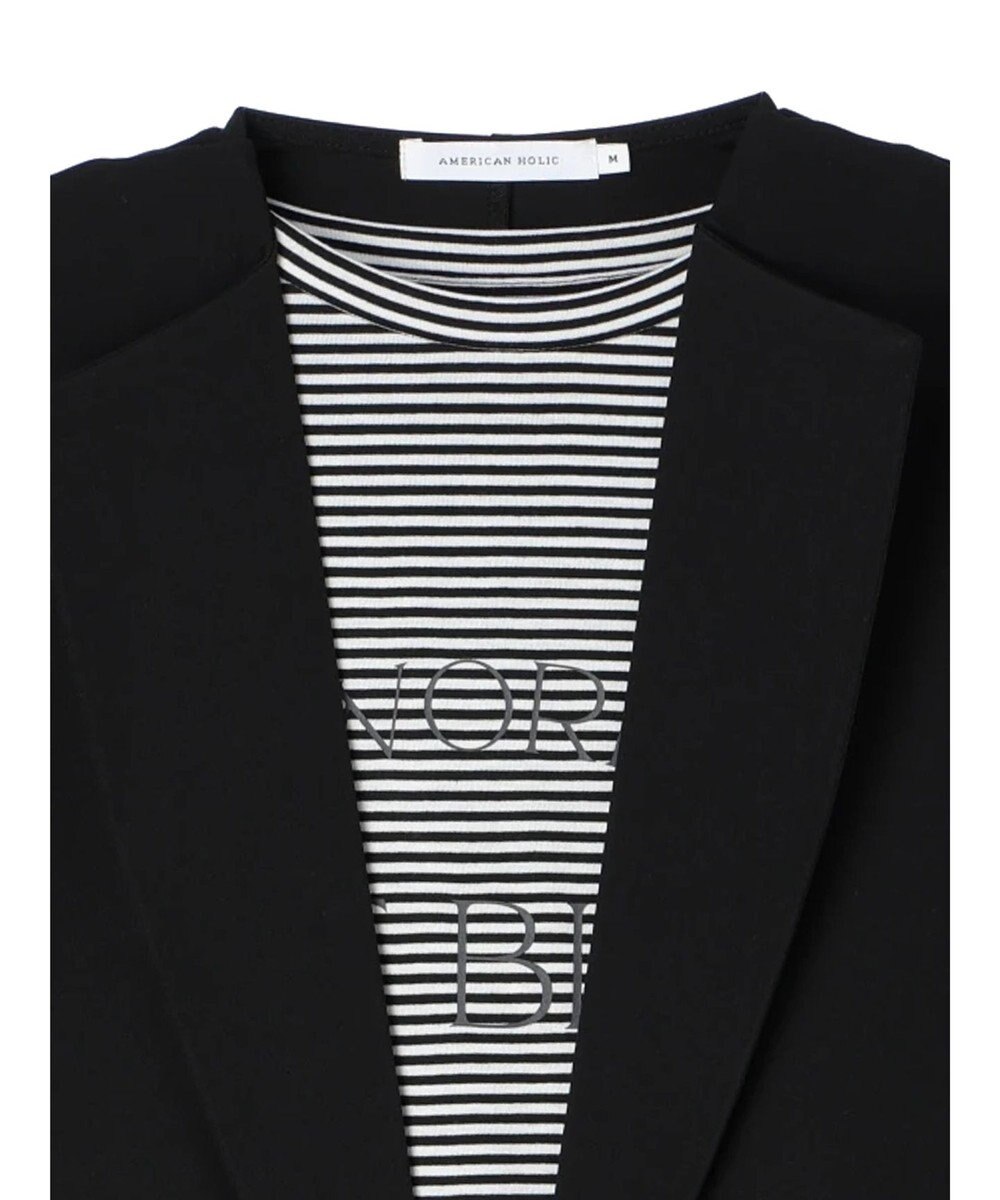 AMERICAN HOLIC ＳＥＴ　ベスト＋ロゴカットプルオーバー 