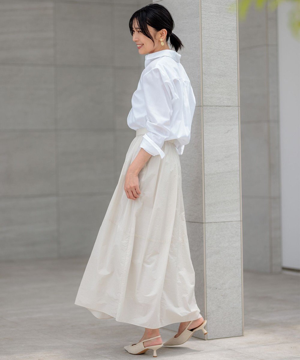 23区 【CLASSY.2月号掲載/洗える】CANCLINI ベーシック シャツ 