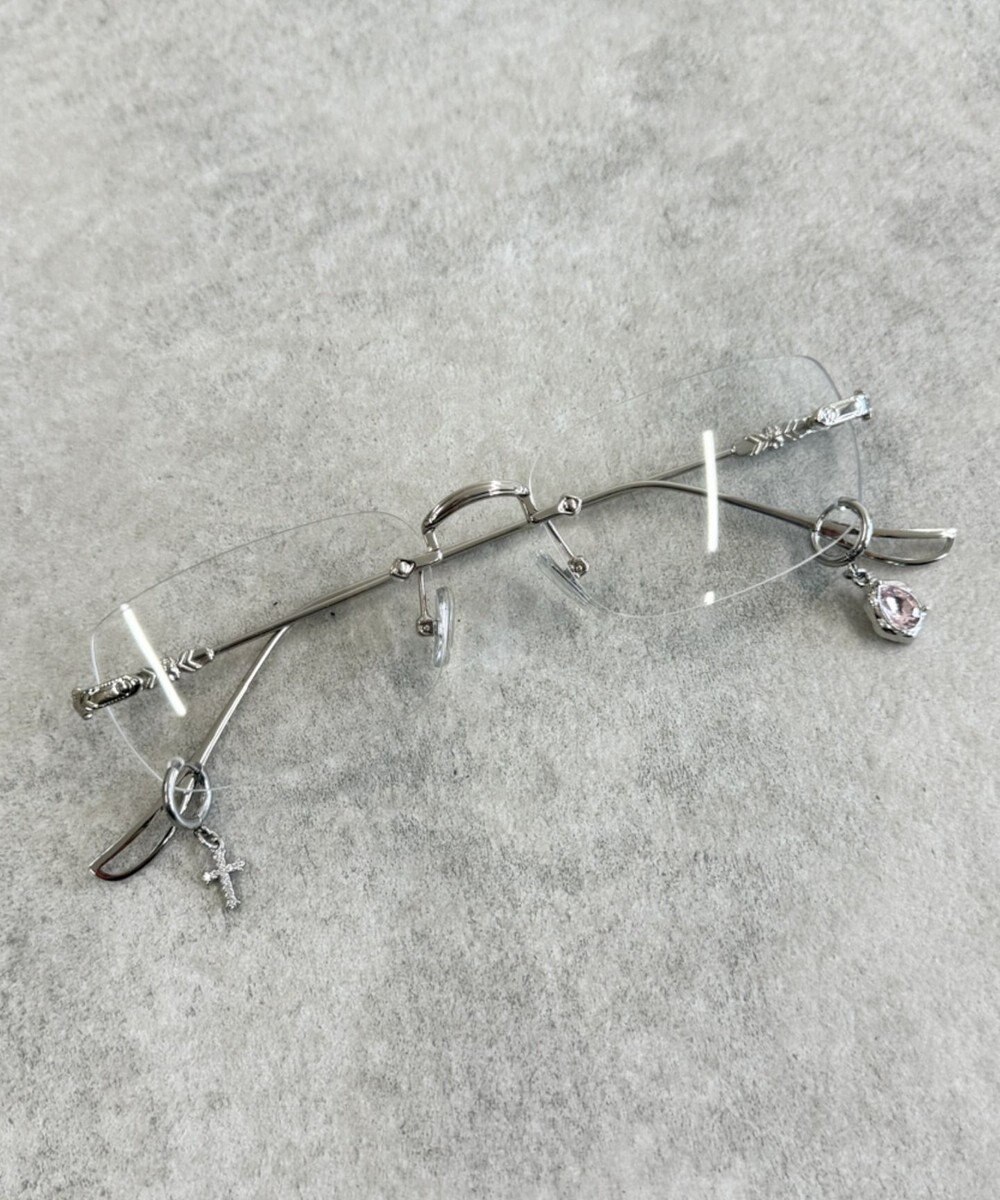 WEGO レンズチャームリムレスアイウェア 