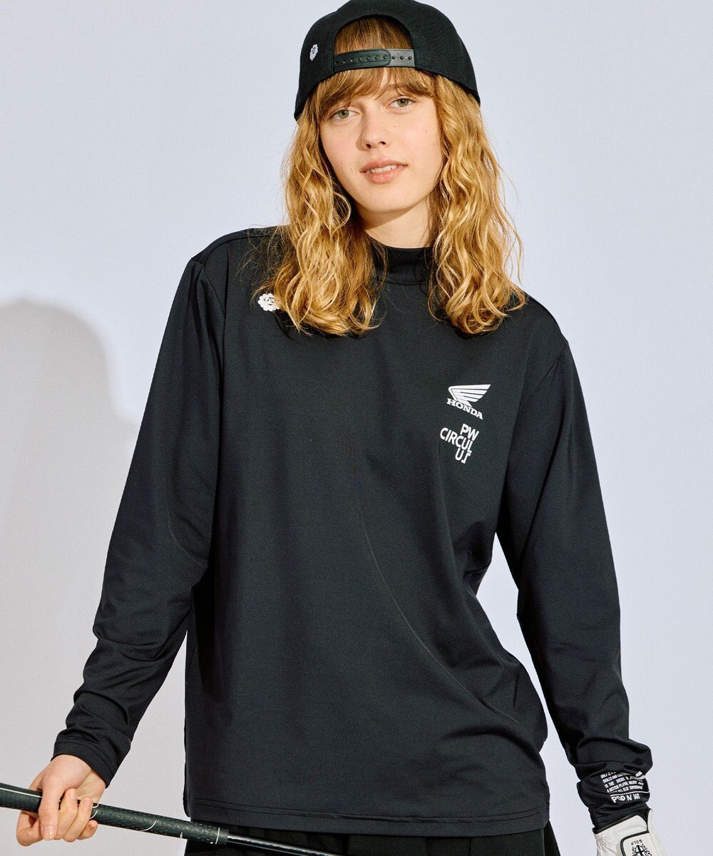 PW CIRCULUS 〈Hondaコラボ〉【UNISEX】 モックネックT ゴルフ 