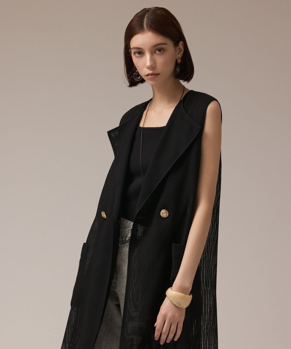 GRACE CONTINENTAL カラミロングジレ 