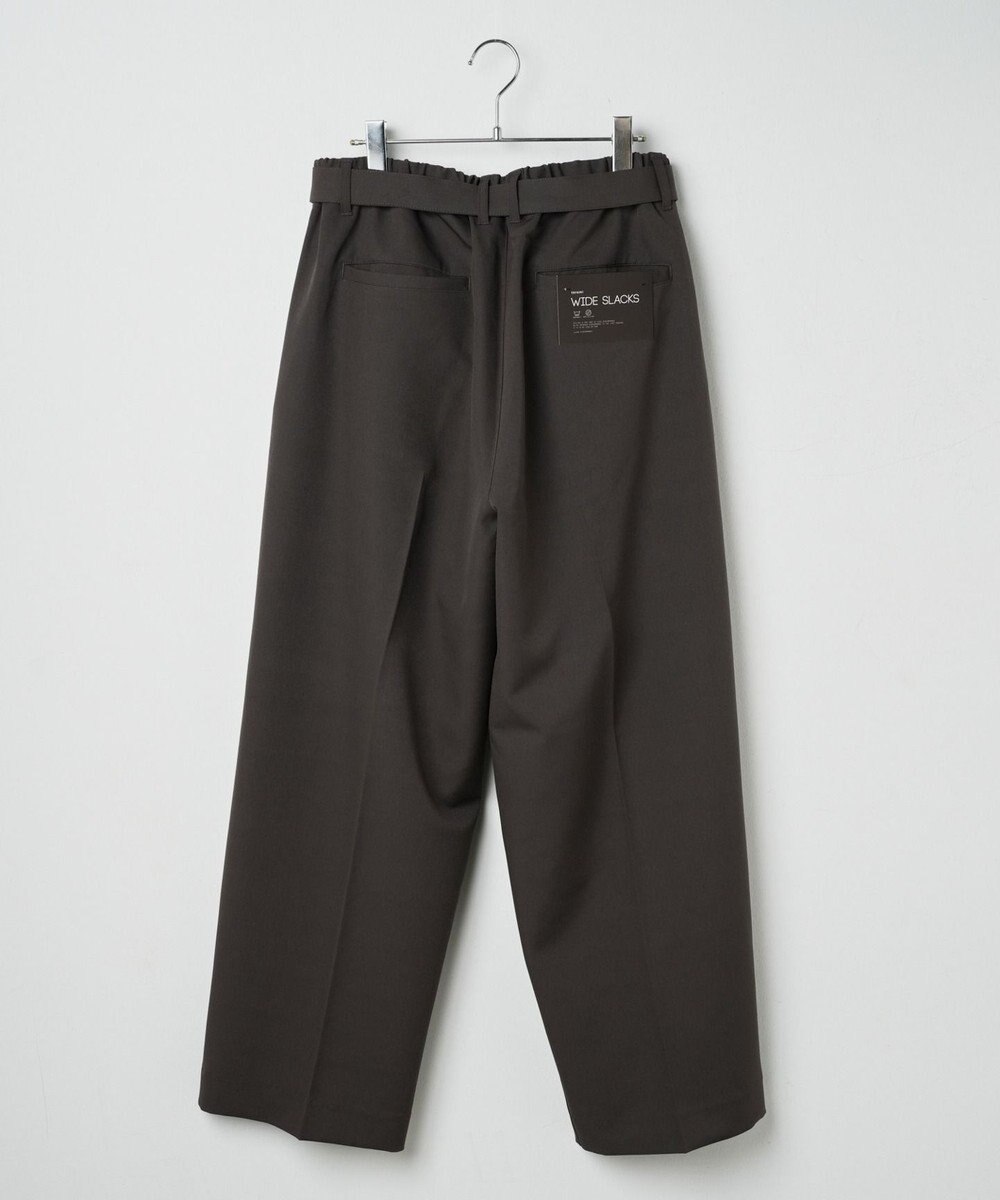 WEGO トロミ　ベルト付きワイドスラックス 