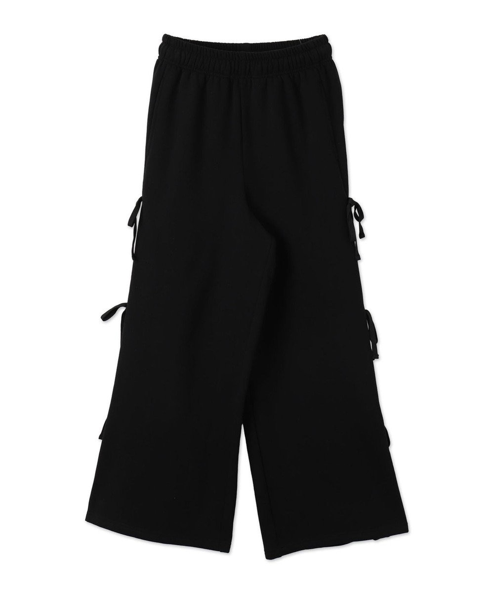 WEGO 【裏起毛】サイドリボンスウェットパンツ 