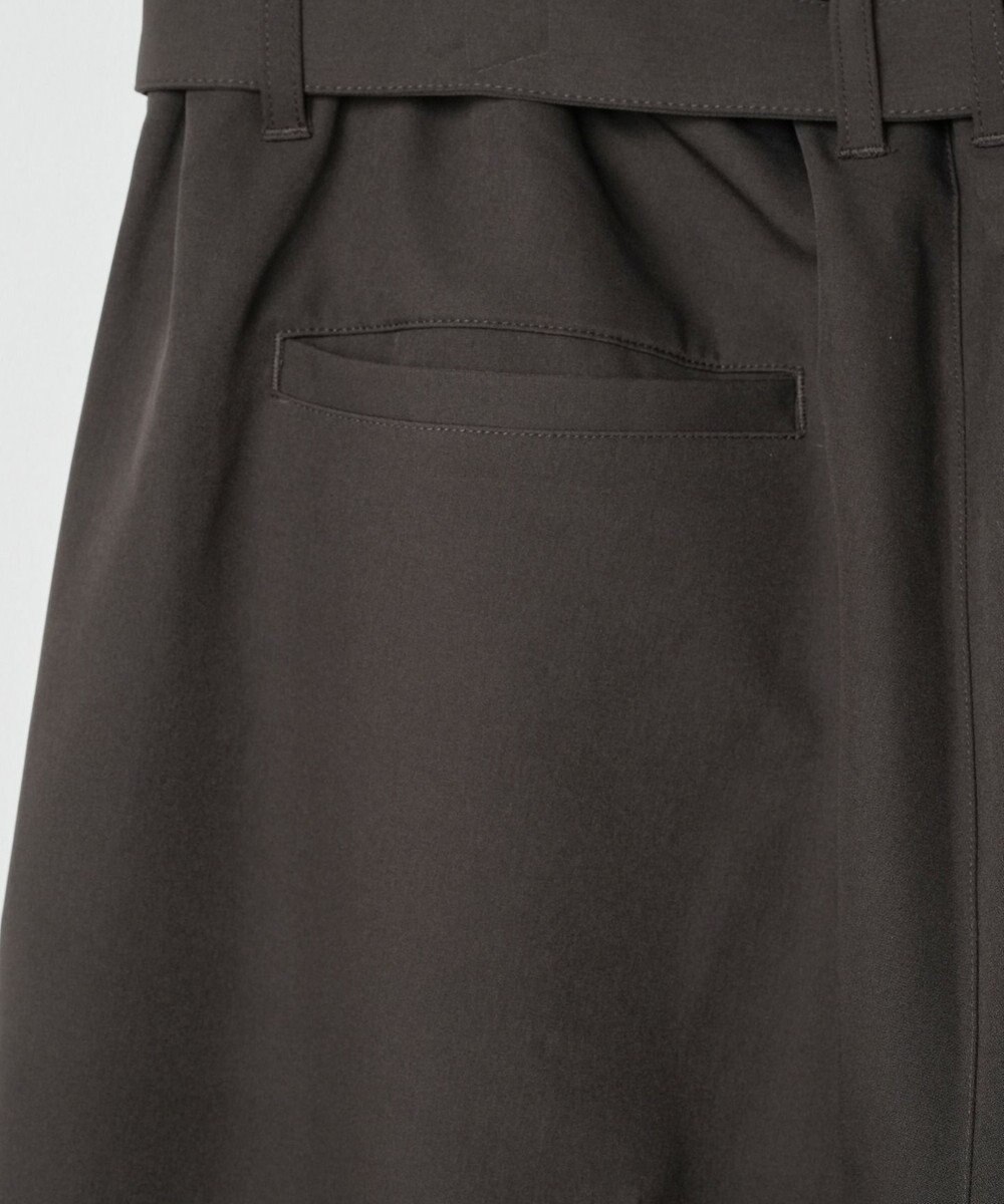 WEGO トロミ　ベルト付きワイドスラックス 