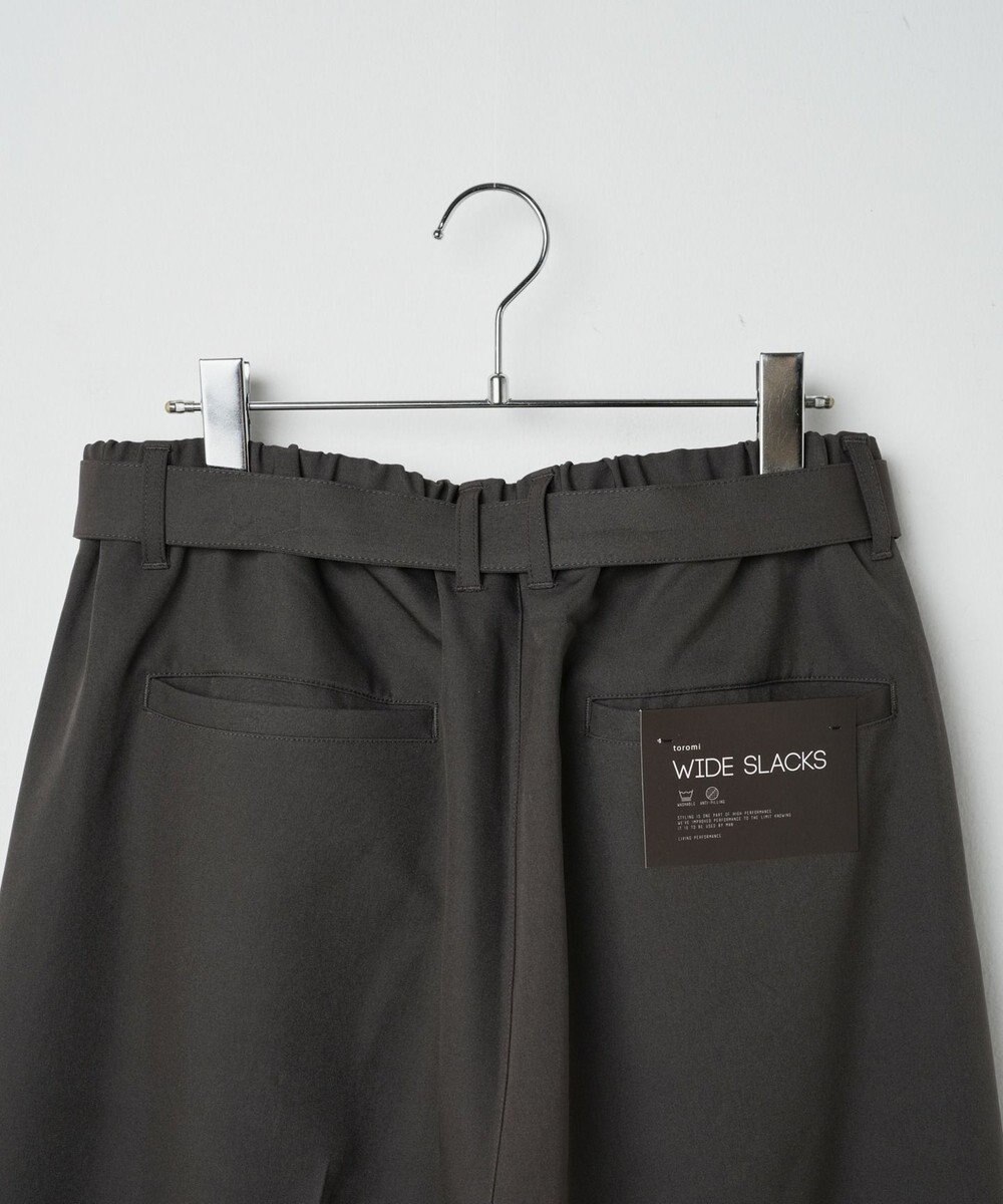 WEGO トロミ　ベルト付きワイドスラックス 