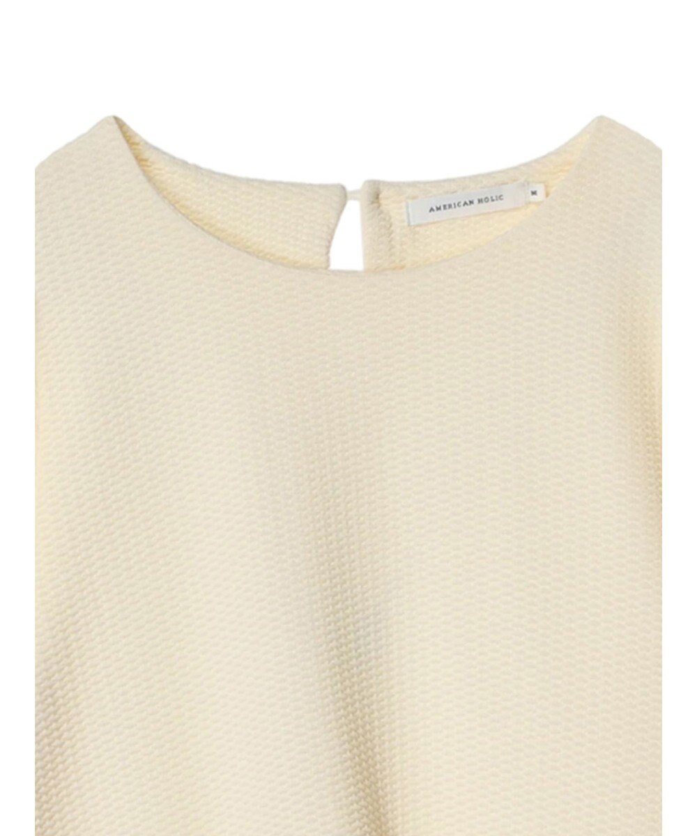 AMERICAN HOLIC ジャガードティアードカットプルオーバー 