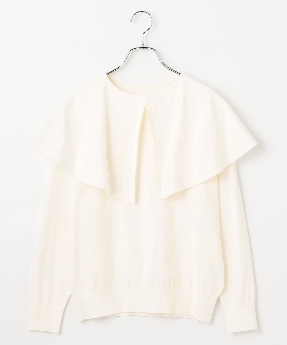 #Newans 【洗える】ケープカラープルオーバー 