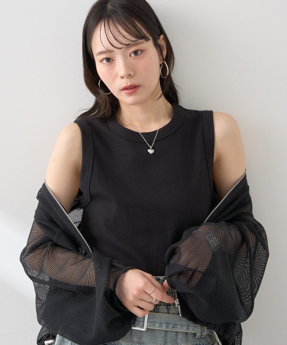 earth music&ecology 【WEB限定】リブタンクトップ 