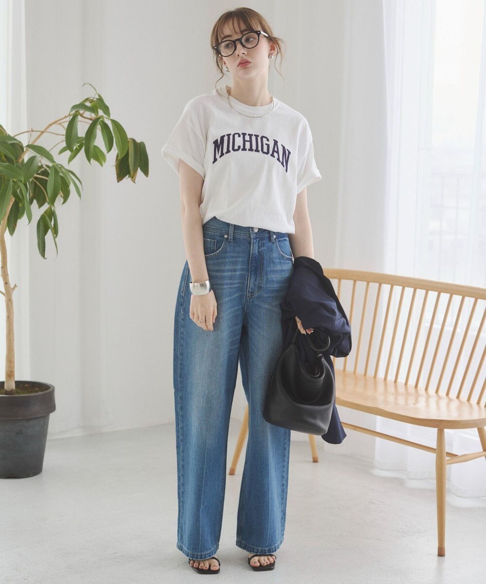 WEGO 【ANGIE VINTAGE】カレッジロゴプリントTee 