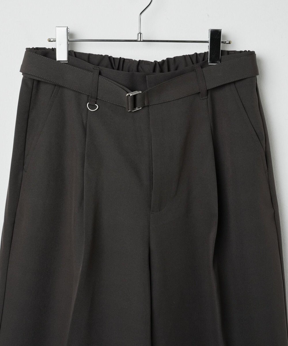 WEGO トロミ　ベルト付きワイドスラックス 