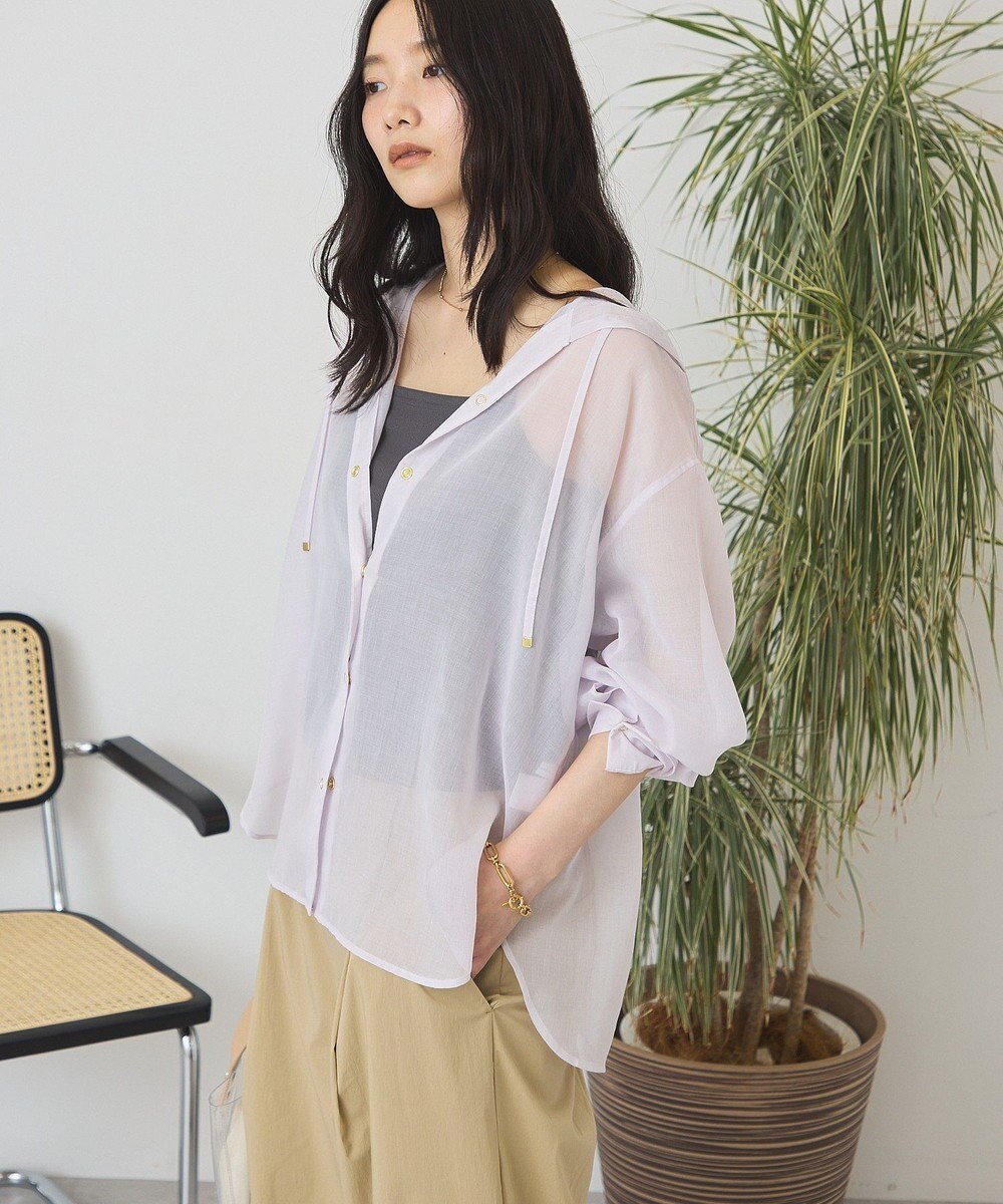 AMERICAN HOLIC シアーフーディーシャツ 