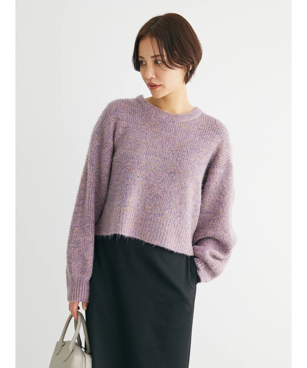 Green Parks ・ＥＬＥＮＣＡＲＥ　ＤＵＥ　ミックスシャギーニット 