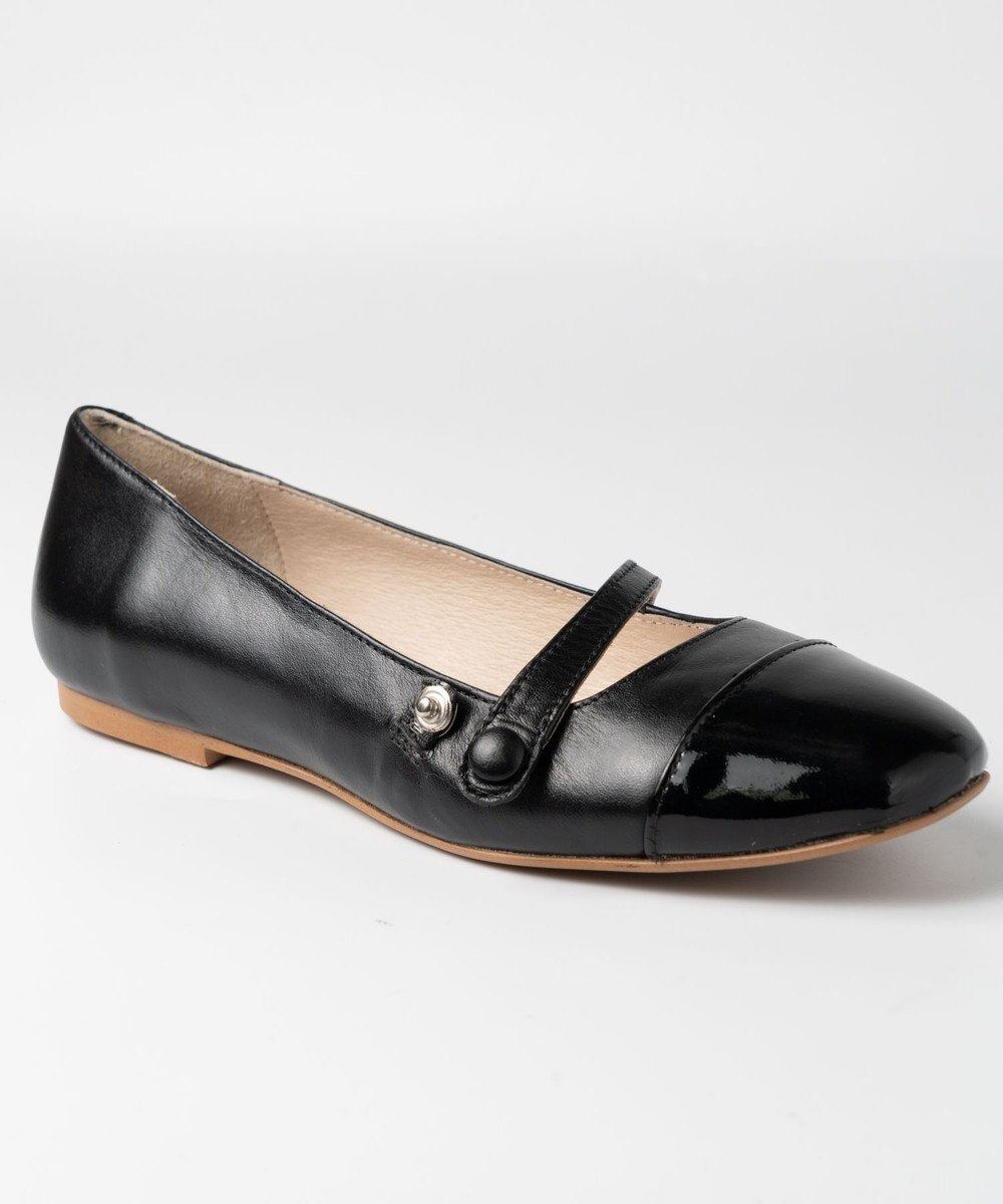 BONTRE 【BONTRE/ボントレ】コンビストラップパンプス/40051-US 