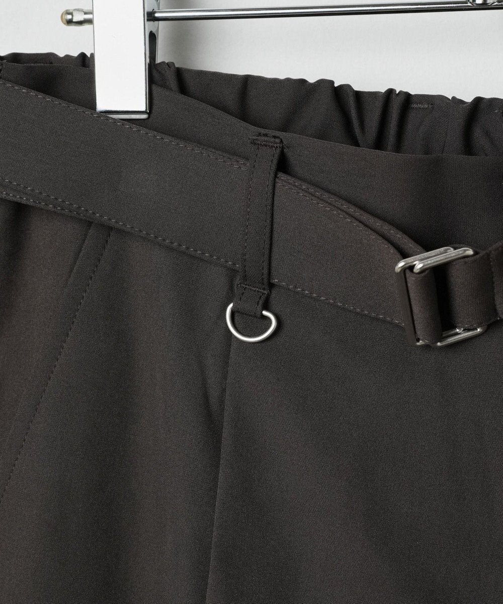 WEGO トロミ　ベルト付きワイドスラックス 