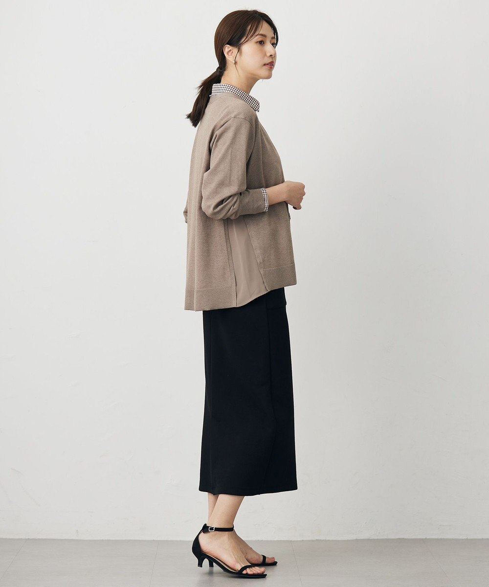 J.PRESS LADIES L Vis/Peスパーク ニット カーディガン 