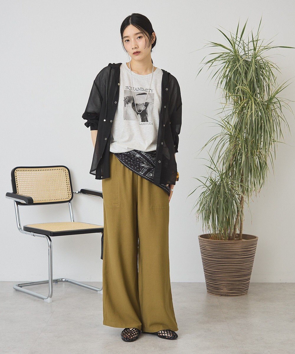 AMERICAN HOLIC シアーフーディーシャツ 
