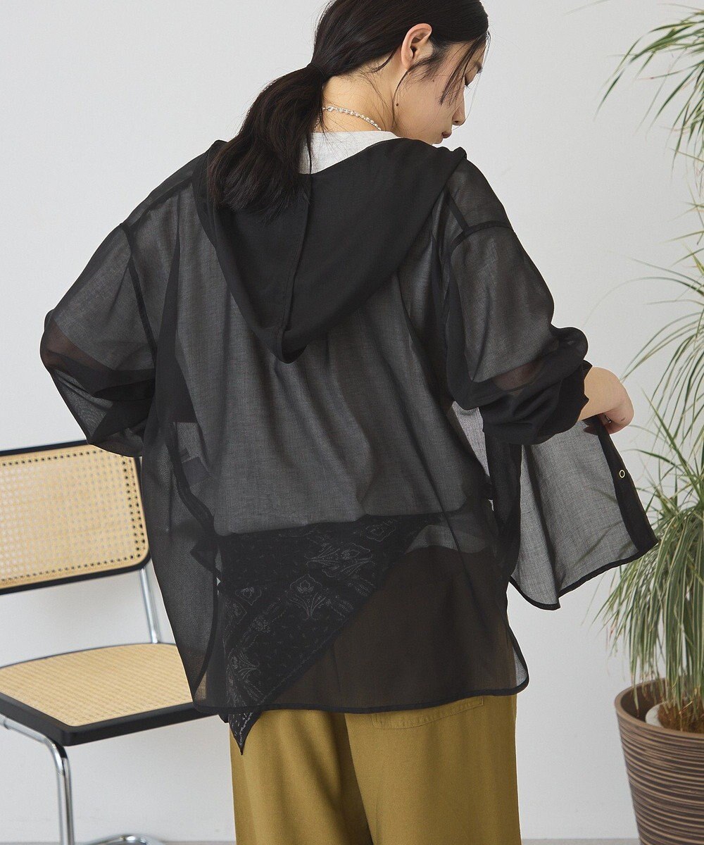 AMERICAN HOLIC シアーフーディーシャツ 