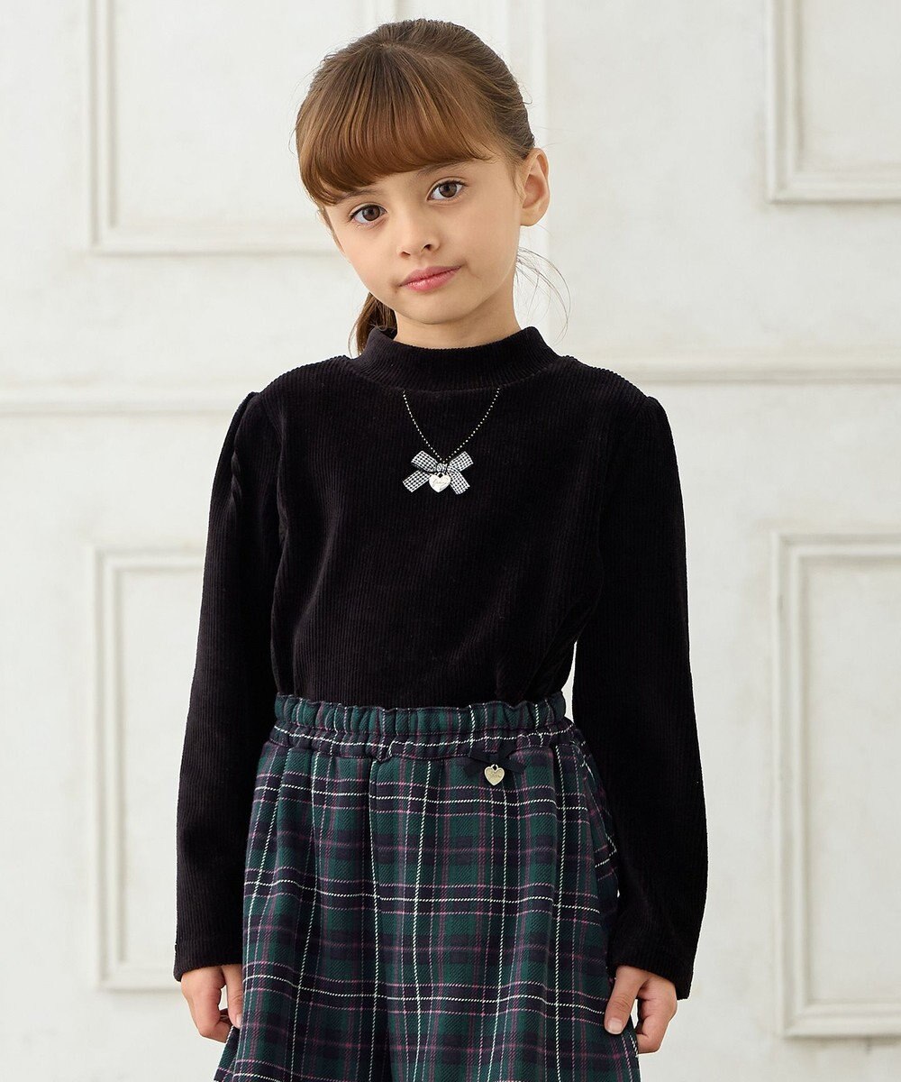 ANY KIDS ハイネック長袖カットソー 