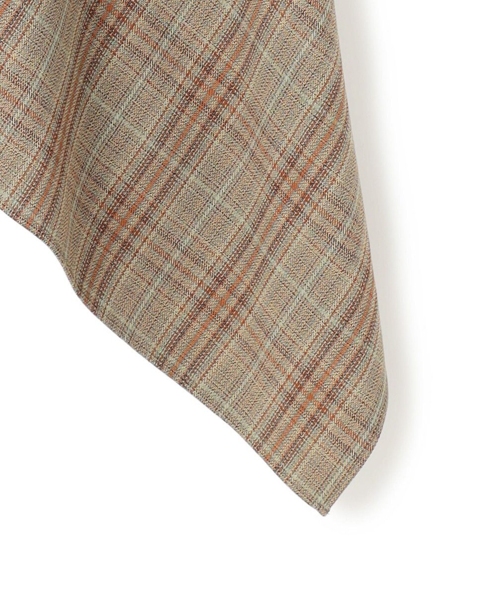 BEIGE， SELMA / チェックウールラッフルスカート 