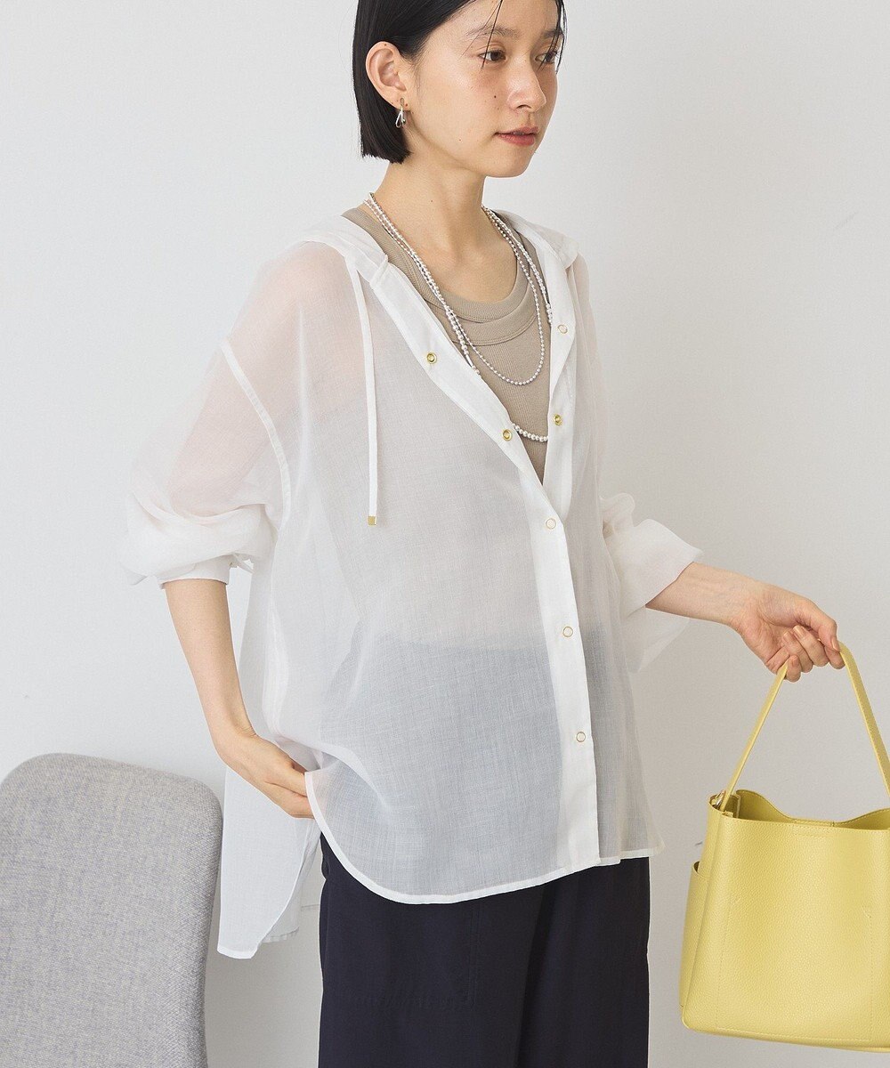 AMERICAN HOLIC シアーフーディーシャツ 