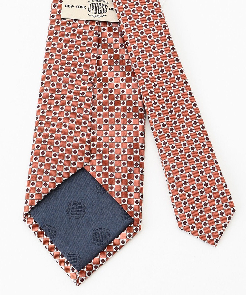 J.PRESS MEN ヴィンテージジャガード/ダイヤグラム柄 ネクタイ 
